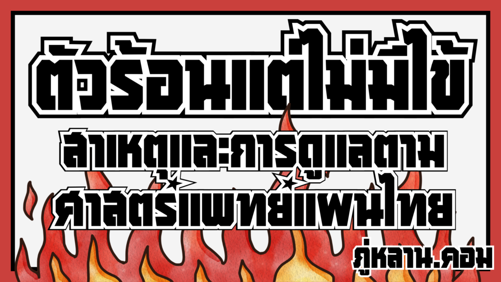 ตัวร้อนแต่ไม่มีไข้: สาเหตุและการดูแลตามศาสตร์แพทย์แผนไทย