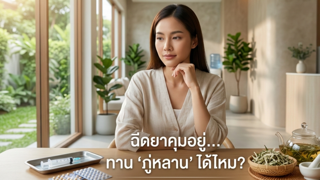 ฉีดยาคุมอยู่ ทานสมุนไพร “ภู่หลาน” ได้ไหม? ไขข้อข้องใจการดูแลมดลูกฉบับแพทย์แผนไทย