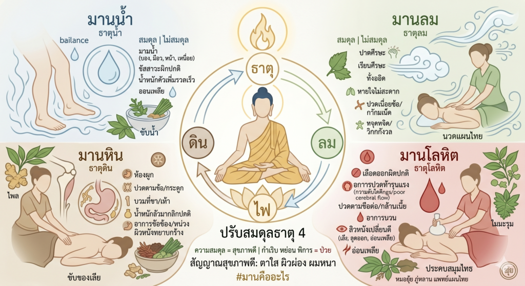 มานน้ำ มานลม มานหิน มานโลหิต คืออะไร? จากคัมภีร์อุทรโรคในแพทย์แผนไทย อธิบายสาเหตุโรคจากความไม่สมดุลของธาตุทั้ง 4 โดยหมอยุ้ย ภู่หลาน แพทย์แผนไทย